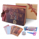 Álbum fotos DIY, Pootack Scrapbook (19x30cm, 80 páginas, 40 hojas) por 13,99 €
