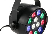 Lixada DMX-512 12 LED Luz Escenario Espectroscópico 8 Canales RGBW por 14,39 €