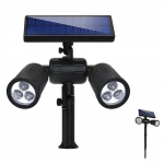 Lámparas Solares Jardín Focos Led Exterior con 300 Lúmenes por 16,78 €