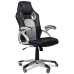 Mc Haus 9701G Silla de oficina giratoria, 69x52x50 cm, color gris por 69,99