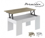 Mesa centro elevable MC-4, comedor o auxiliar, mayor grosor y estabilidad por 34,90 €