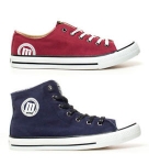 Mustang Zapatillas Trend High Trend Low Hombre/chico Tela Plano Cordones por sólo 12,99