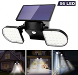OUSFOT Luz Solar Exterior 56 LED Sensor Movimiento por 16,42 €