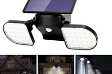 OUSFOT Luz Solar Exterior 56 LED Sensor Movimiento por 16,42 €