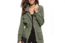 Parka sahariana mujer aplicación bordada cintura ajustable por 12,99 €