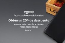 Amazon Productos Reacondicionados con 20 % de descuento