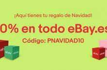 Cupón descuento del 10 % en Ebay, ideal para los regalos navideños