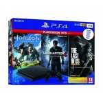 PS4 1TB + 3 JUEGOS: HORIZON ZERO DOWN UNCHARTED 4 THE LAST OF US por 244,95 €