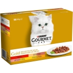 Purina Gourmet Gold Bocaditos en Salsa comida gatos en latas 8 x [12 x 85 g] por 35,52 €