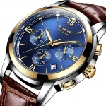 Reloj LIGE Impermeable Deportes Cronógrafo Analógico Cuarzo por 23,99 €