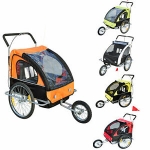 Remolque Bicicleta Niño 2 PLAZAS+Amortig por sólo 85,99 €