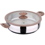 San Ignacio Granito Cacerola, Acero Inoxidable, Gris, 28 cm (tartera) por 27,90 €