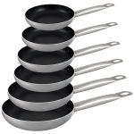 San Ignacio pk1186 6 Sartenes Professional Chef Platinum, Plateado por 59,99 €