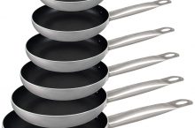 San Ignacio pk1186 6 Sartenes Professional Chef Platinum, Plateado por 59,99 €