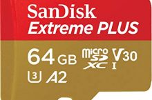 SanDisk Extreme PLUS microSDXC de 64 GB por 25,49 €