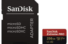 SanDisk Extreme PRO Tarjeta memoria microSDXC 256 GB con adaptador SD por 85,99 €