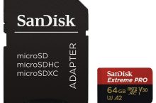 SanDisk Extreme PRO Tarjeta microSDXC 64 GB adaptador SD por 23,30 €