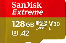 SanDisk Extreme microSDXC 128 GB adaptador SD por 19,19 €