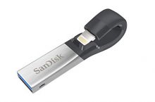 SanDisk iXpand Memoria flash USB de 256 GB para iPhone y iPad por 86,69 €
