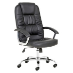 Silla Oficina Acolchado Giratoria Elevable Piel por sólo 59,99 €