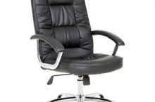 Silla Oficina Acolchado Giratoria Elevable Piel por sólo 59,99 €