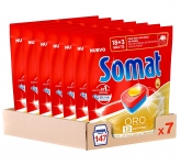 Somat Oro Cápsulas Lavavajillas Pack 7, Total: 147 Cápsulas por 38,62 €