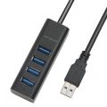 Square Aluminum Alloy USB 3.0 HUB High Speed Hub
