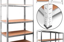 T-LoVendo TC90X45 Estantería Metálica Galvanizada 5 Baldas, 180 x 90 x 40cm por 28,99 €