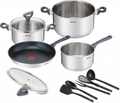 Tefal Daily Cook Juego Sartenes y Cazos, Acero Inoxidable por 69,99 €