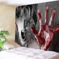 Terrible Murder Scene Halloween Wall Hanging Tapestry