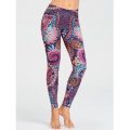 Tribal Floral Printed Running Leggings