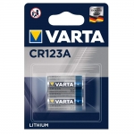 Varta CR123A Pack de 2 pilas (Litio, 3V, 1480 mAh) por 5,09 €