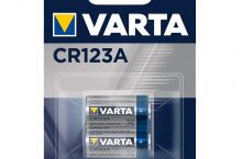 Varta CR123A Pack de 2 pilas (Litio, 3V, 1480 mAh) por 5,09 €