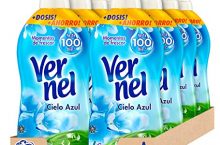 Vernel Suavizante Cielo Azul Pack de 8, Total: 456 Lavados (10.4 L) por 15,38 €