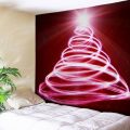 Wall Hanging Art Christmas Lights Tree Print Tapestry