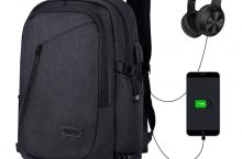 WAWJ Mochila antirrobo Impermeable con Puerto de Carga USB por 21,57 €