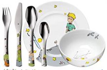 WMF El Principito Vajilla Infantil (Plato, Cuenco), Acero Inoxidable y Cubertería (Tenedor, Cuchillo de Mesa, Cuchara y Cuchara Pequeña), Porcelana, 6 piezas por 34,99 €