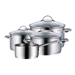 WMF Provence Plus Batería Cocina 4 Piezas, Acero Inoxidable Cromargan por 69,99 €